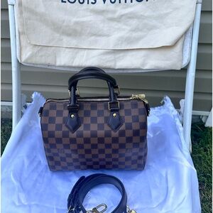 ❤️ SOLD! COPY - Louis Vuitton Speedy 25 Bandouliere Damier Ebene